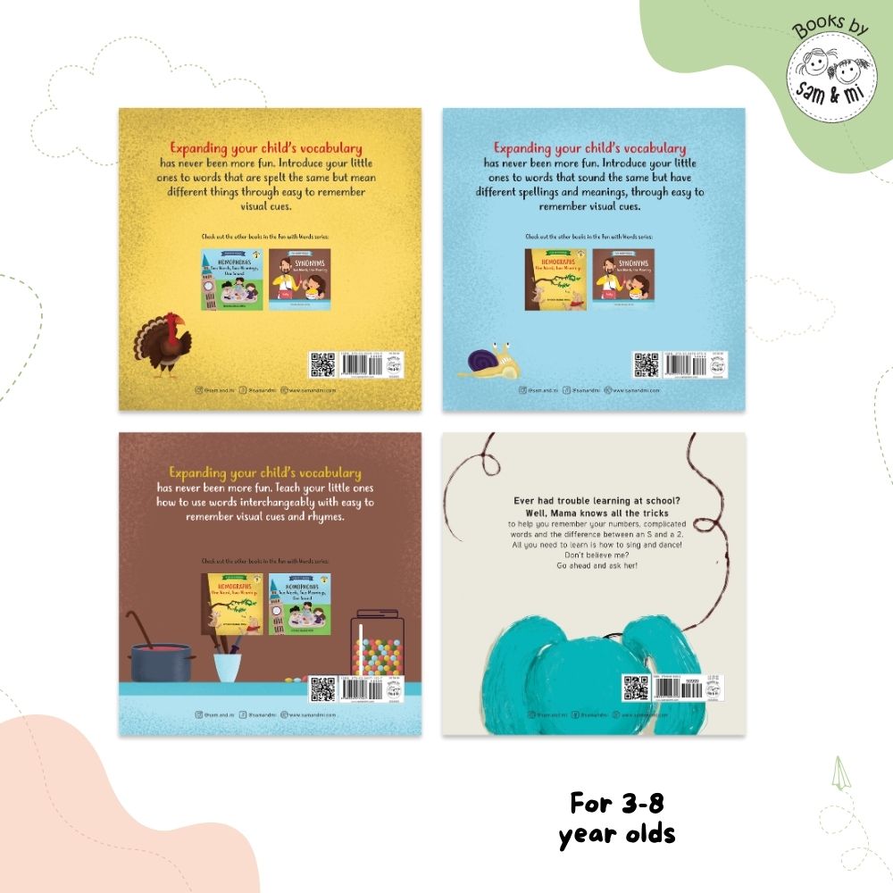 SAM &amp; MI - Raise a Learner Book Set: Early Learning Books for Kids &amp; Children
