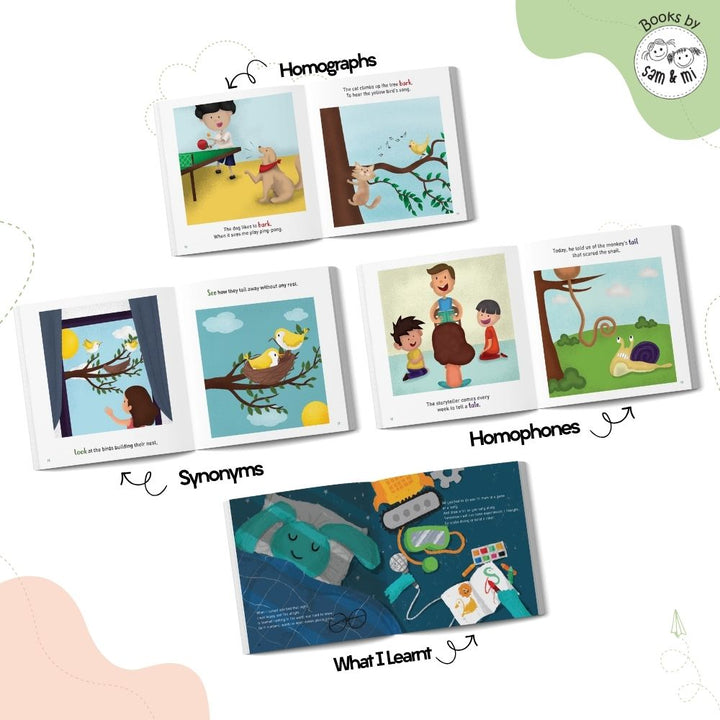 SAM &amp; MI - Raise a Learner Book Set: Early Learning Books for Kids &amp; Children