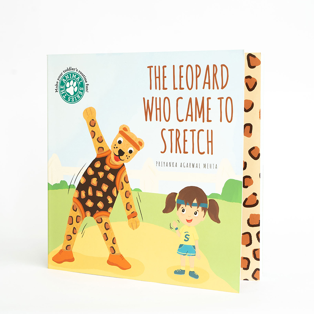 SAM & MI - The Leopard Who Came To Stretch: Board Books for Toddlers