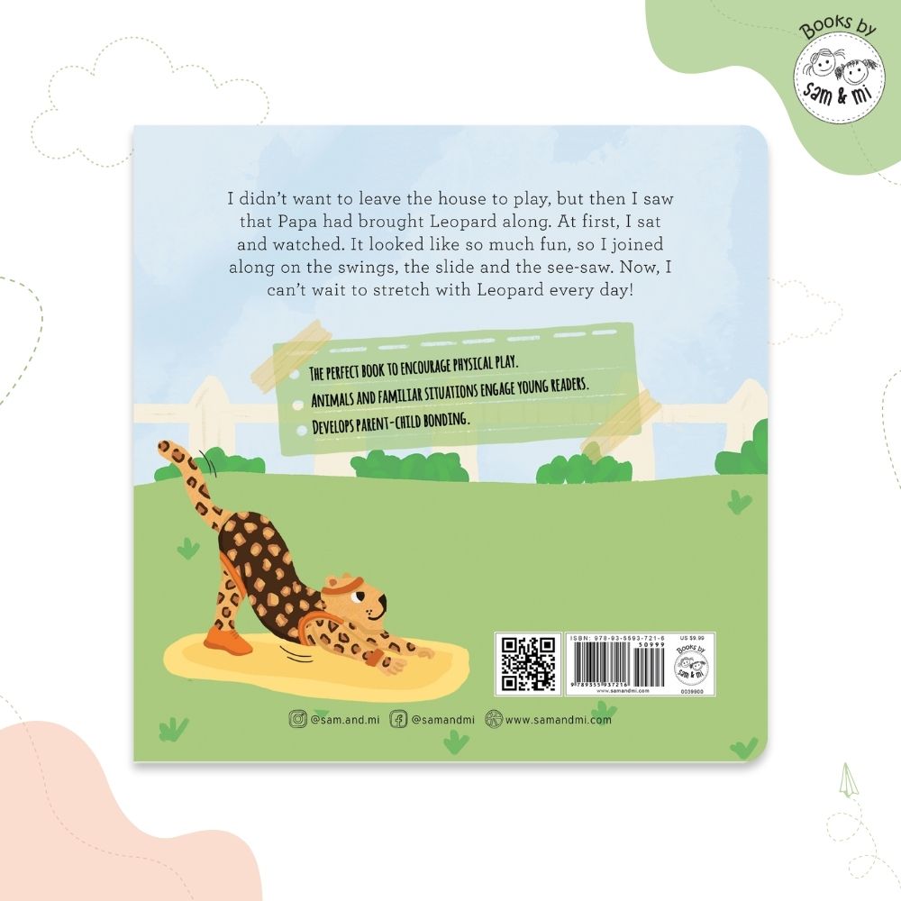 SAM & MI - The Leopard Who Came To Stretch: Board Books for Toddlers