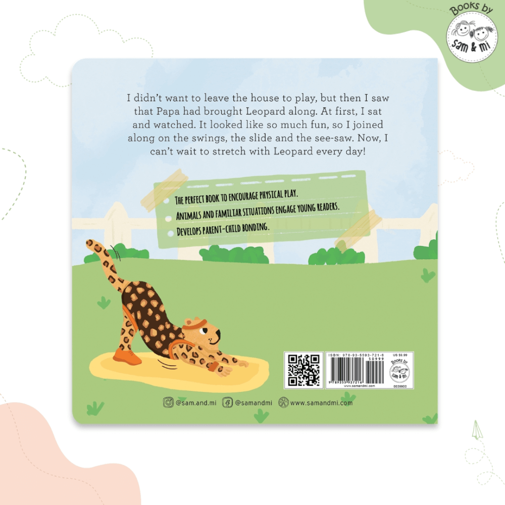 SAM &amp; MI - The Leopard Who Came To Stretch: Board Books for Toddlers