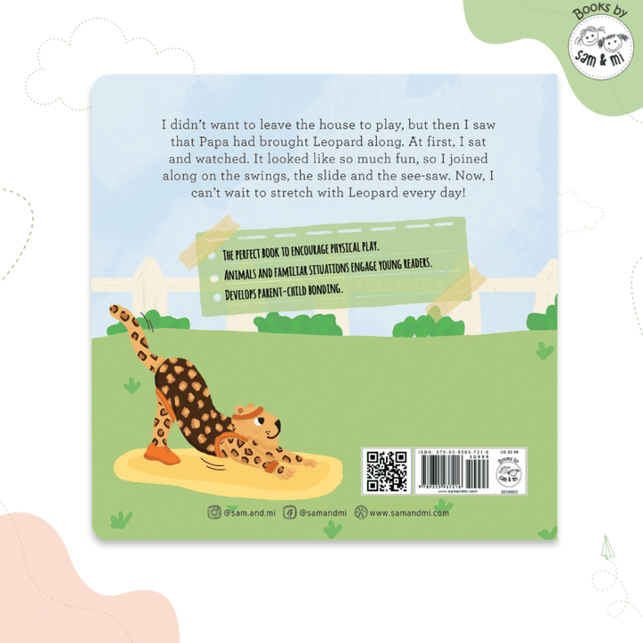 SAM &amp; MI - The Leopard Who Came To Stretch: Board Books for Toddlers