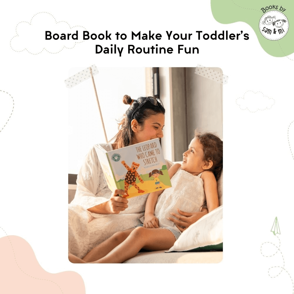 SAM &amp; MI - The Leopard Who Came To Stretch: Board Books for Toddlers