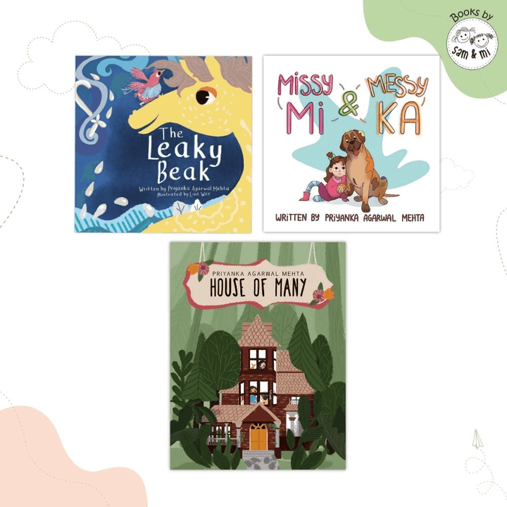 SAM &amp; MI - Mini Storybook Set for Kids &amp; Children