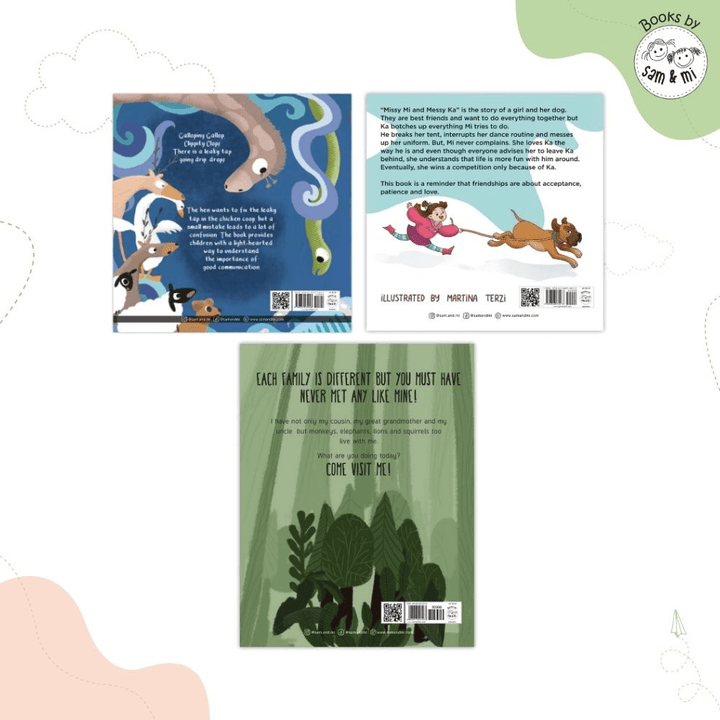 SAM &amp; MI - Mini Storybook Set for Kids &amp; Children