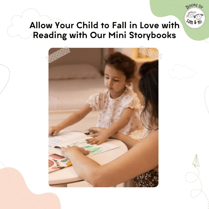 SAM &amp; MI - Mini Storybook Set for Kids &amp; Children