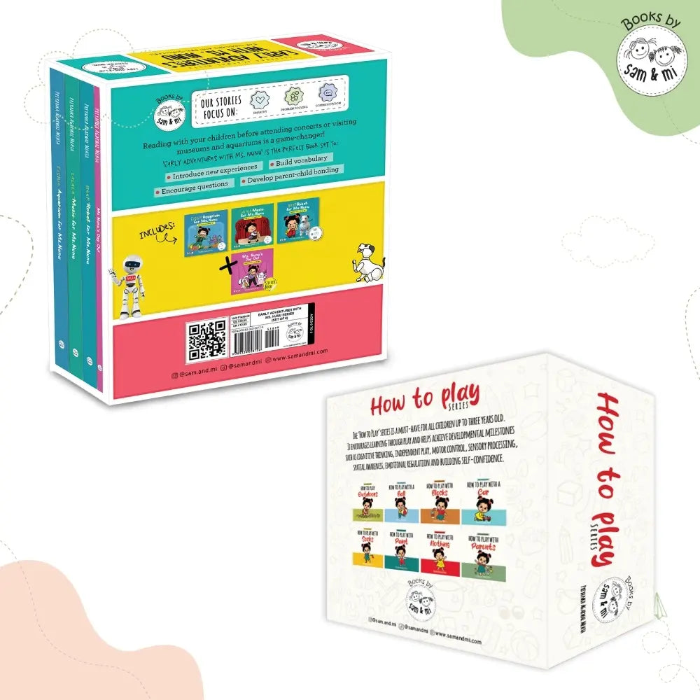 SAM &amp; MI - Montessori Book Set: Early Learning and Exploration for Toddlers