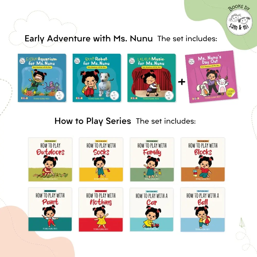 SAM &amp; MI - Montessori Book Set: Early Learning and Exploration for Toddlers