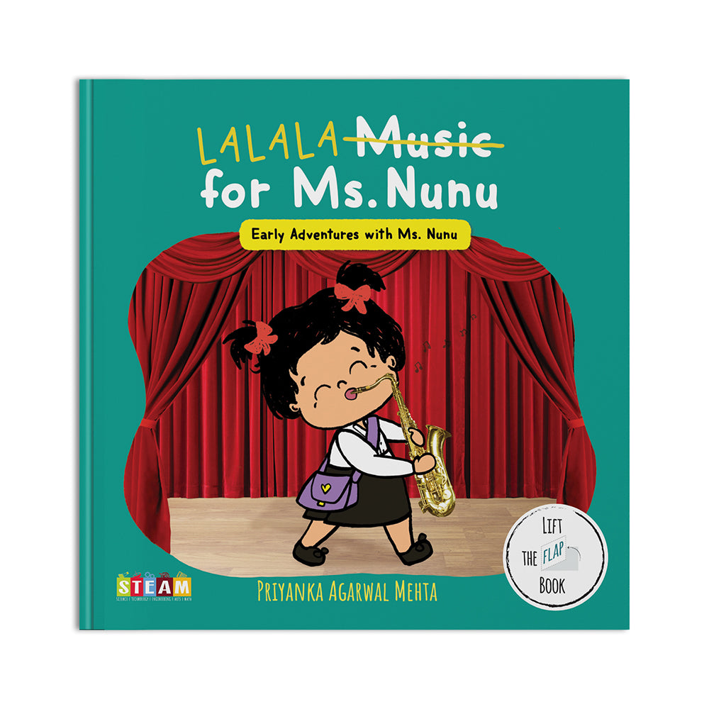 SAM & MI Music for Ms. Nunu: STEM Lift-the-Flap Board Book, 0-4 years