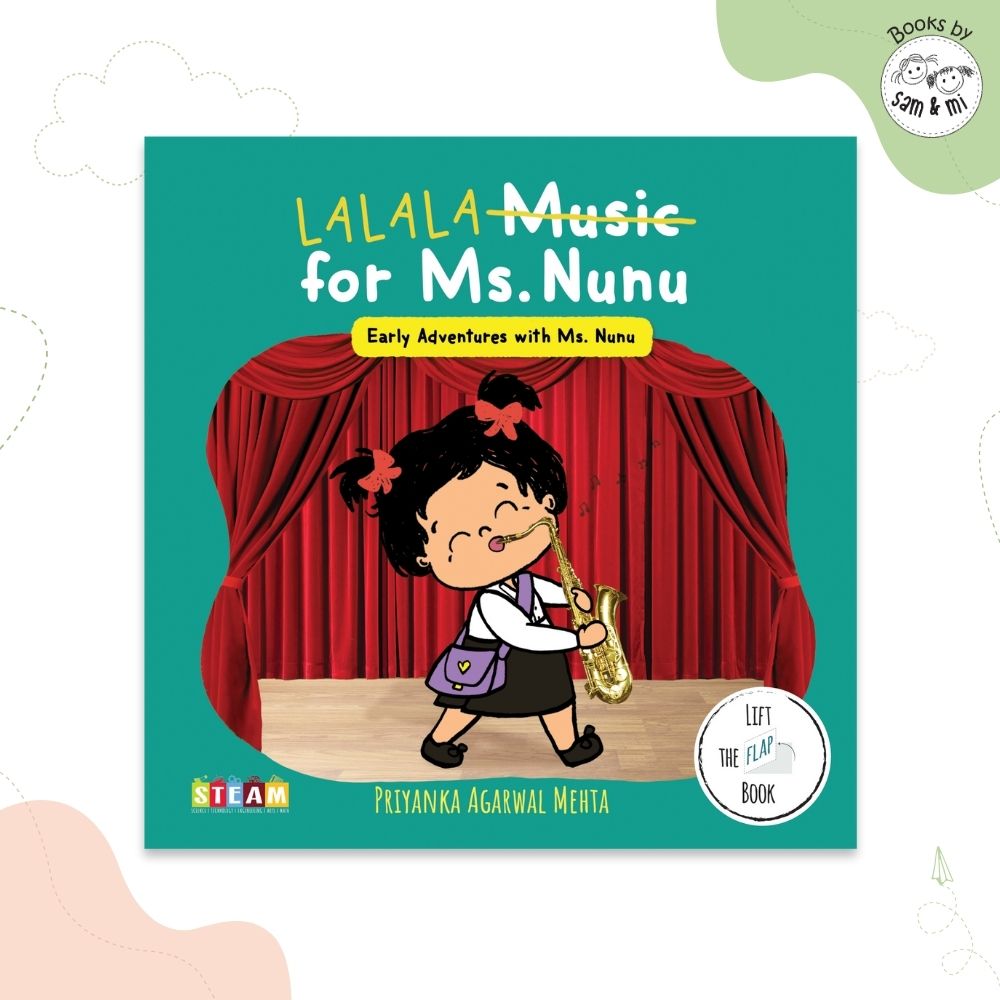 SAM & MI - Music for Ms. Nunu: STEM Lift-the-Flap Board Book for Kids