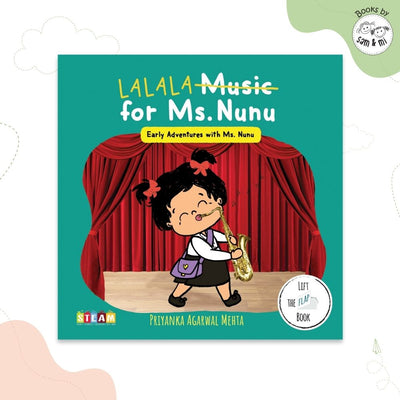 SAM & MI - Music for Ms. Nunu: STEM Lift-the-Flap Board Book for Kids