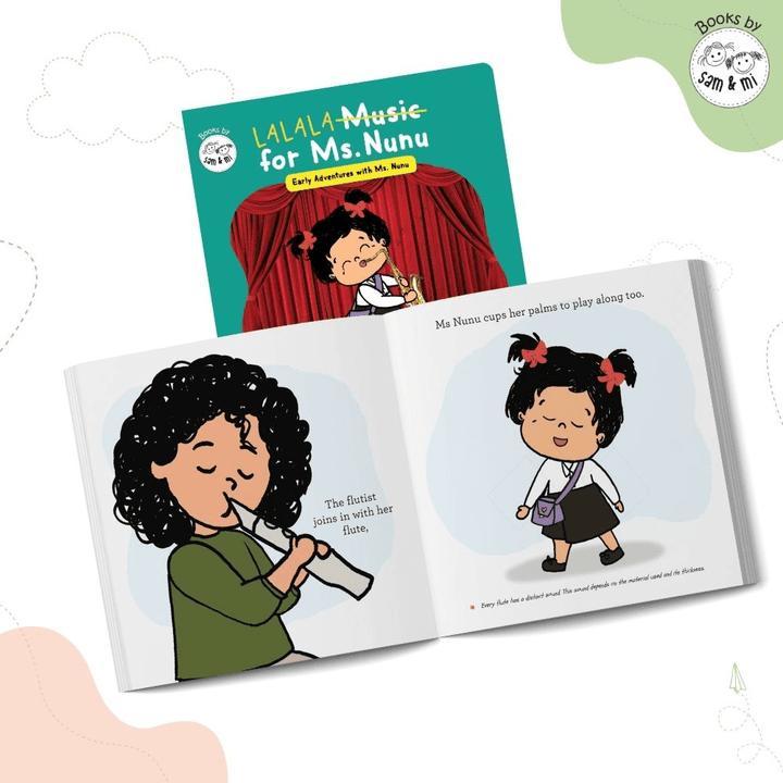 SAM &amp; MI - Music for Ms. Nunu: STEM Lift-the-Flap Board Book for Kids