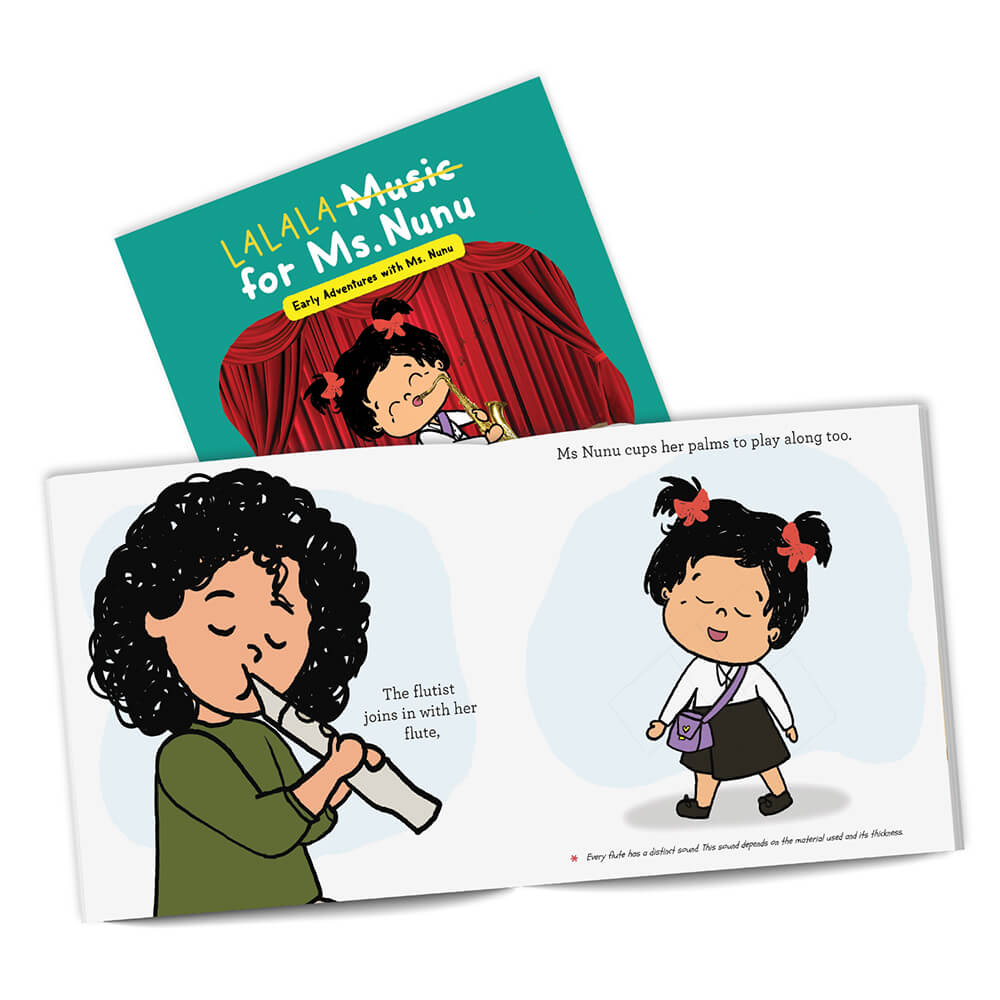 SAM & MI Music for Ms. Nunu: STEM Lift-the-Flap Board Book, 0-4 years