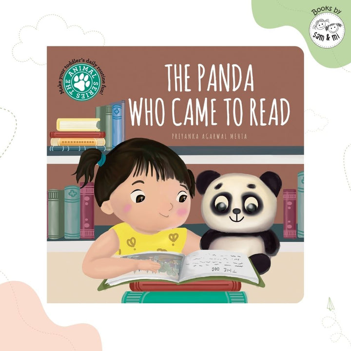 SAM &amp; MI - The Panda Who Came to Read: Board Books for Toddlers