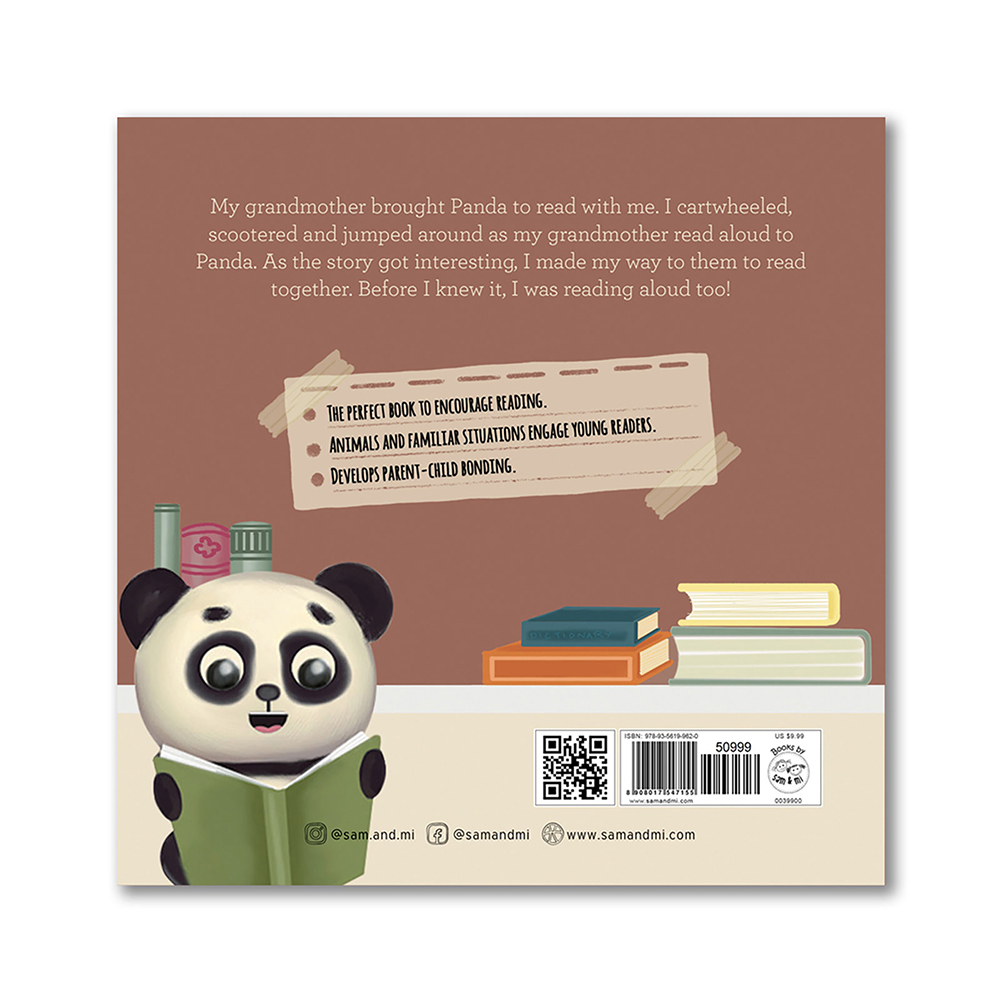 SAM & MI - The Panda Who Came to Read: Board Books for Toddlers