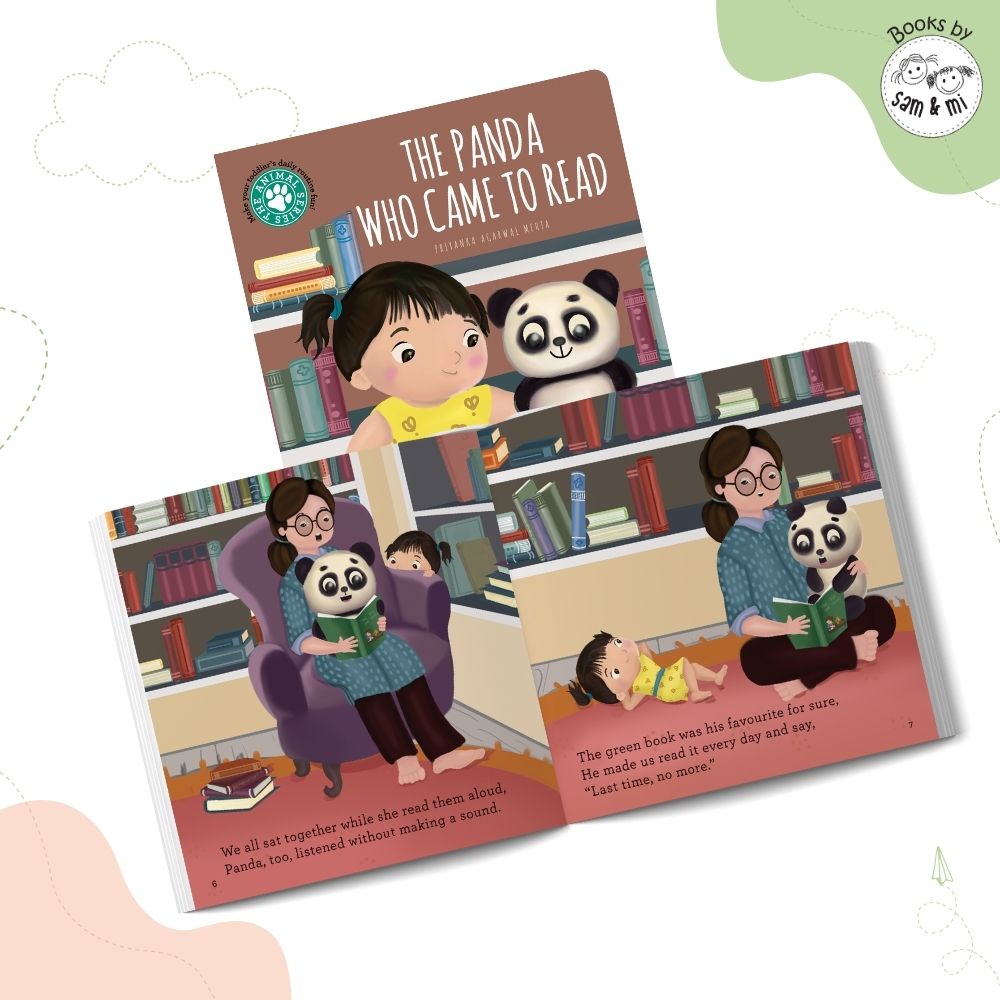 SAM & MI - The Panda Who Came to Read: Board Books for Toddlers