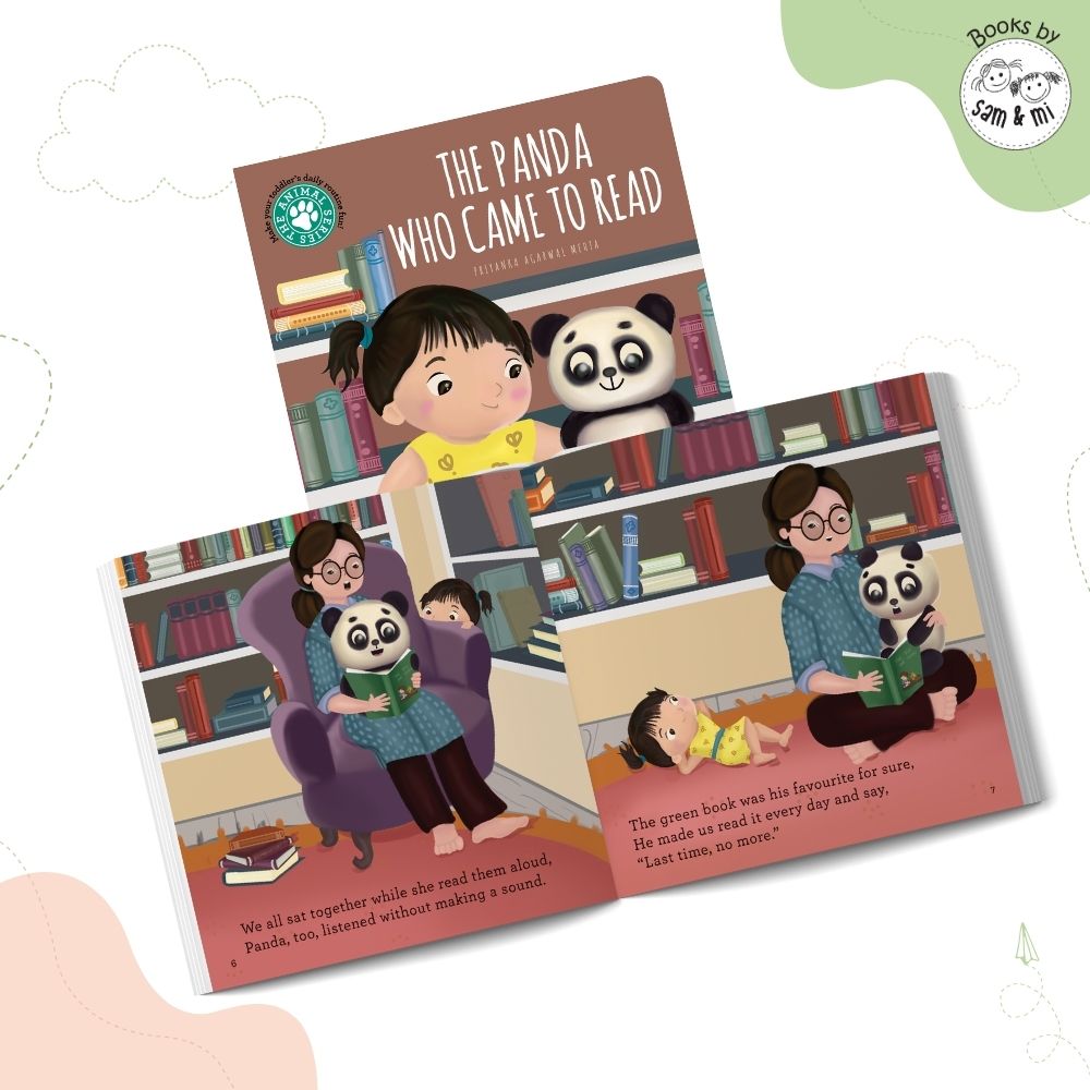 SAM &amp; MI - The Panda Who Came to Read: Board Books for Toddlers