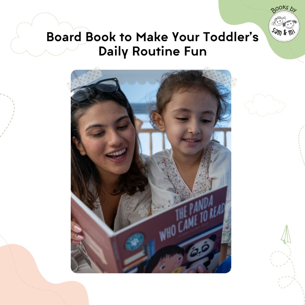 SAM & MI - The Panda Who Came to Read: Board Books for Toddlers