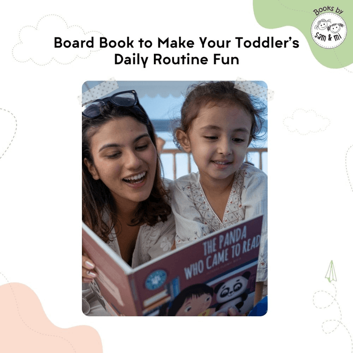 SAM &amp; MI - The Panda Who Came to Read: Board Books for Toddlers
