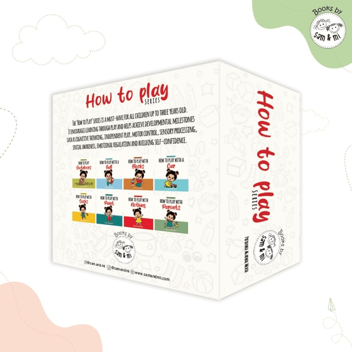 SAM &amp; MI - How to Play Series: Early Child Development Board Book for Toddlers