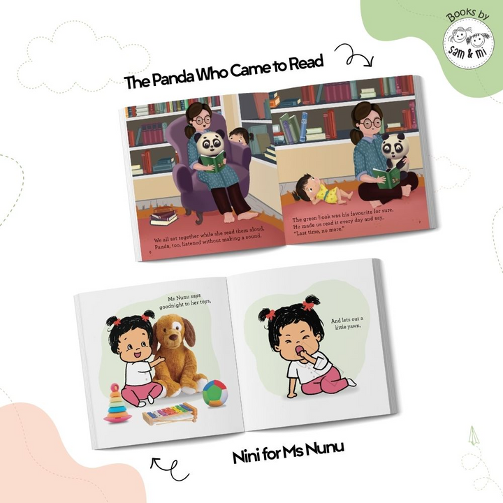 SAM &amp; MI - Raise a Reader Book Set: Early Learning Story Books for Kids &amp; Toddlers