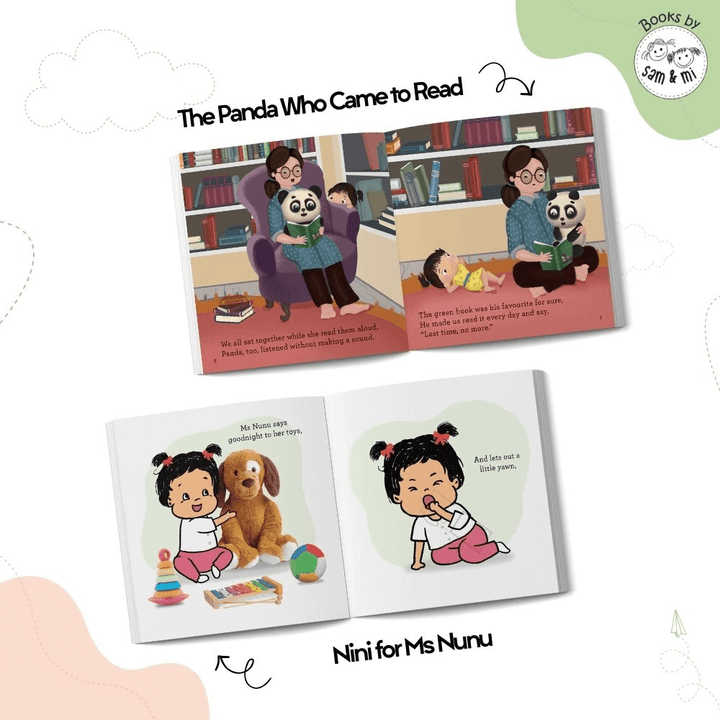 SAM &amp; MI - Raise a Reader Book Set: Early Learning Story Books for Kids &amp; Toddlers