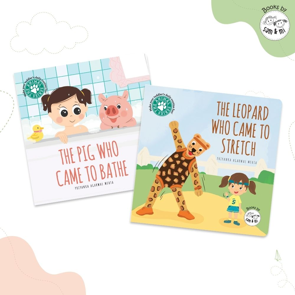 SAM &amp; MI - Board Books for Return Gifting: Interactive Books for Babies