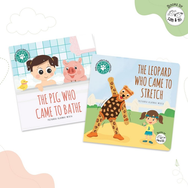 SAM &amp; MI - Board Books for Return Gifting: Interactive Books for Babies