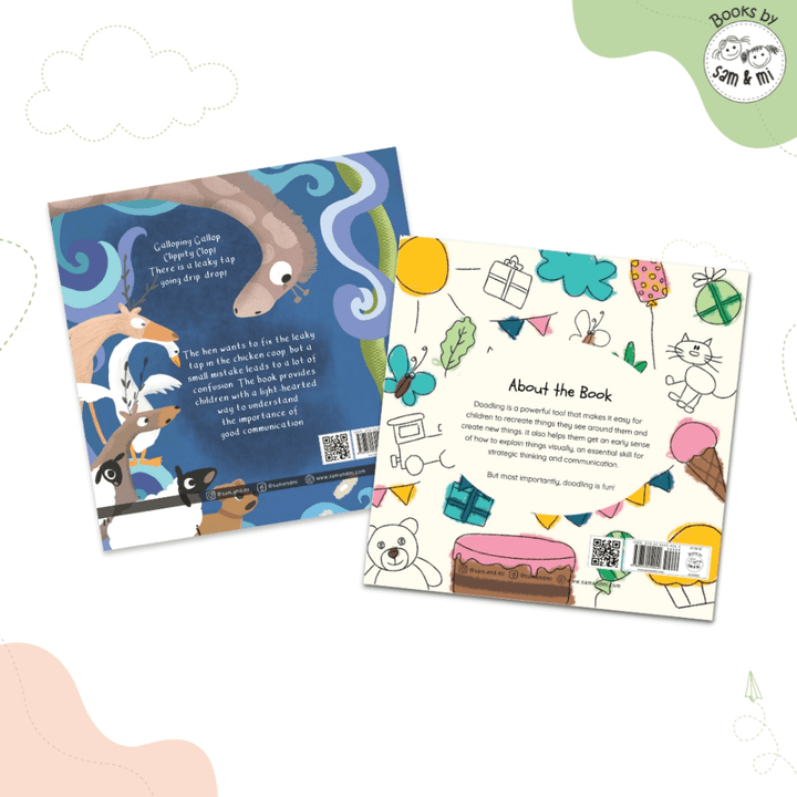 SAM &amp; MI - Mini Book Set for Return Gifts: Story Books for Kids