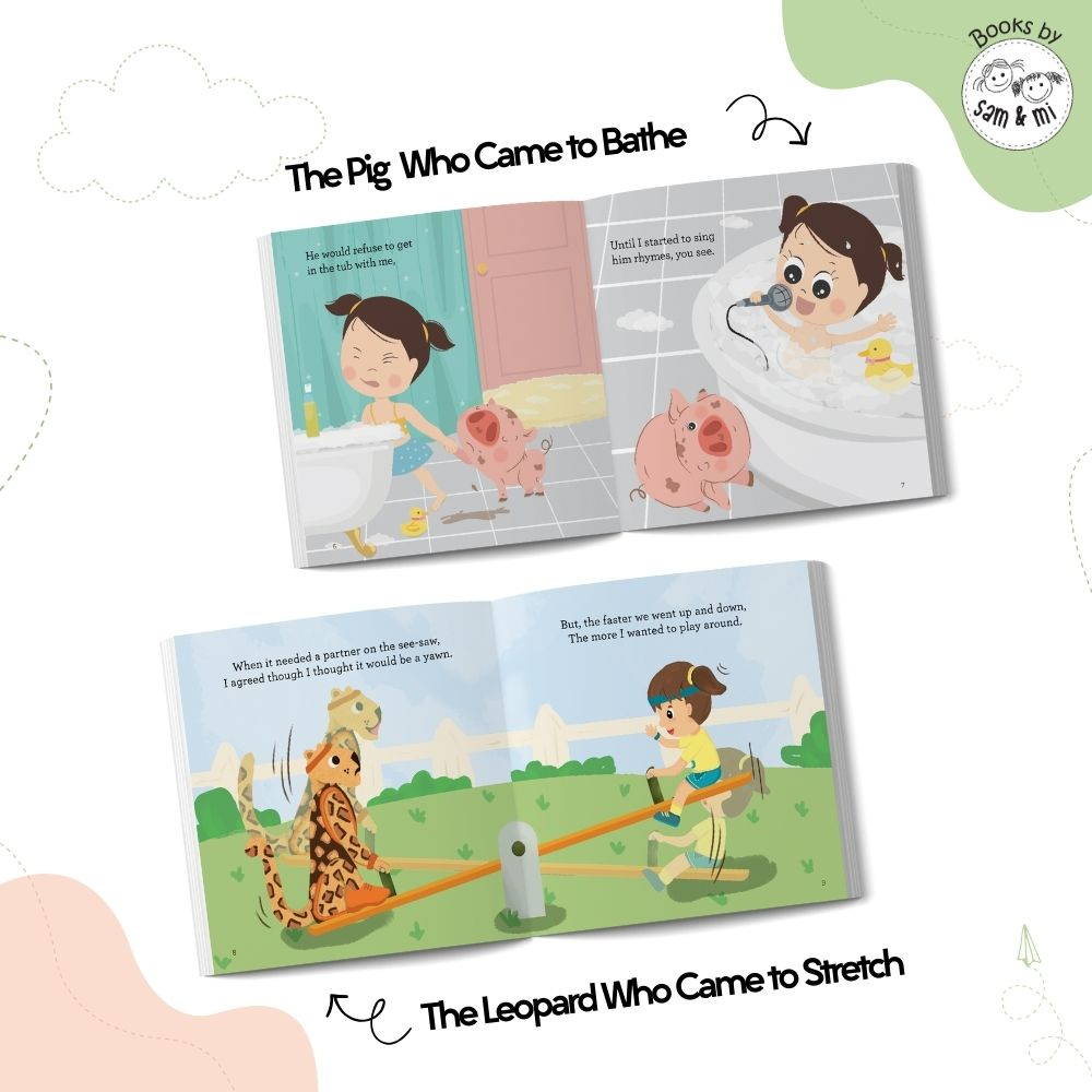 SAM &amp; MI - Board Books for Return Gifting: Interactive Books for Babies