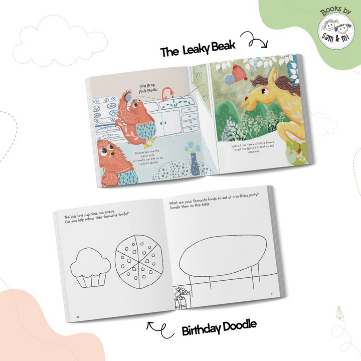 SAM &amp; MI - Mini Book Set for Return Gifts: Story Books for Kids