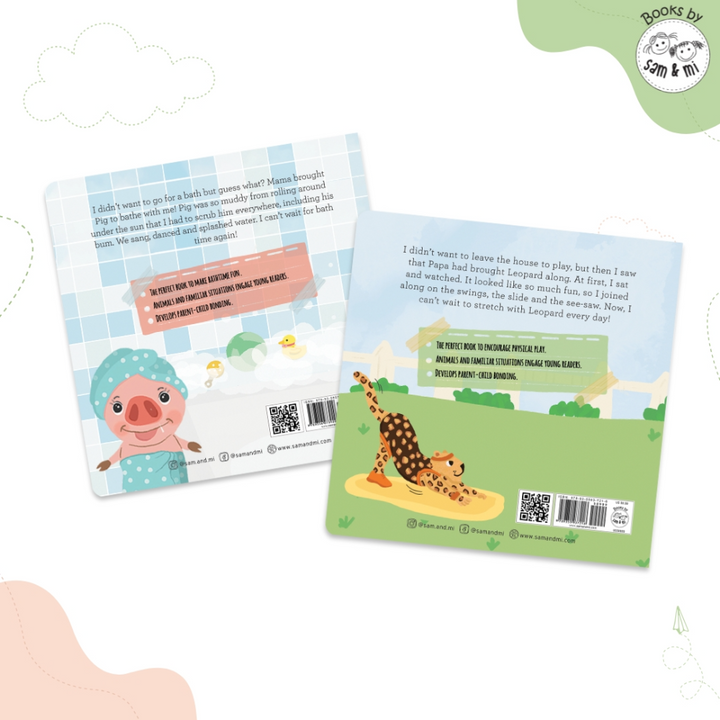 SAM &amp; MI - Board Books for Return Gifting: Interactive Books for Babies