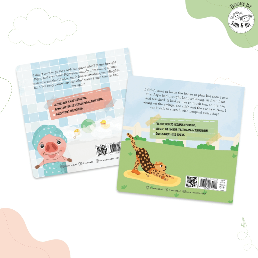 SAM &amp; MI - Board Books for Return Gifting: Interactive Books for Babies