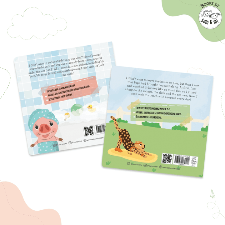 SAM &amp; MI - Board Books for Return Gifting: Interactive Books for Babies