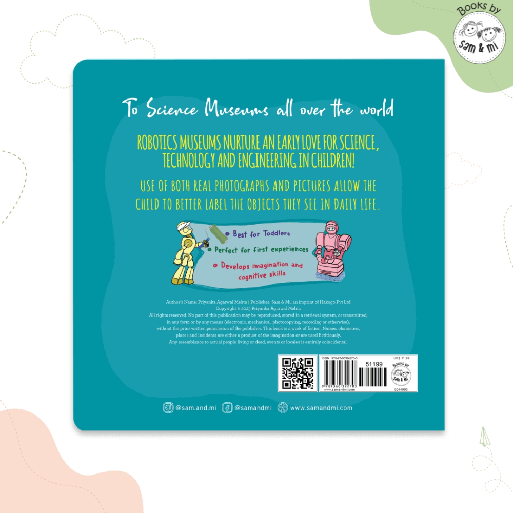 SAM &amp; MI - Robot for Ms. Nunu: STEM Lift-the-Flap Board Book for Kids