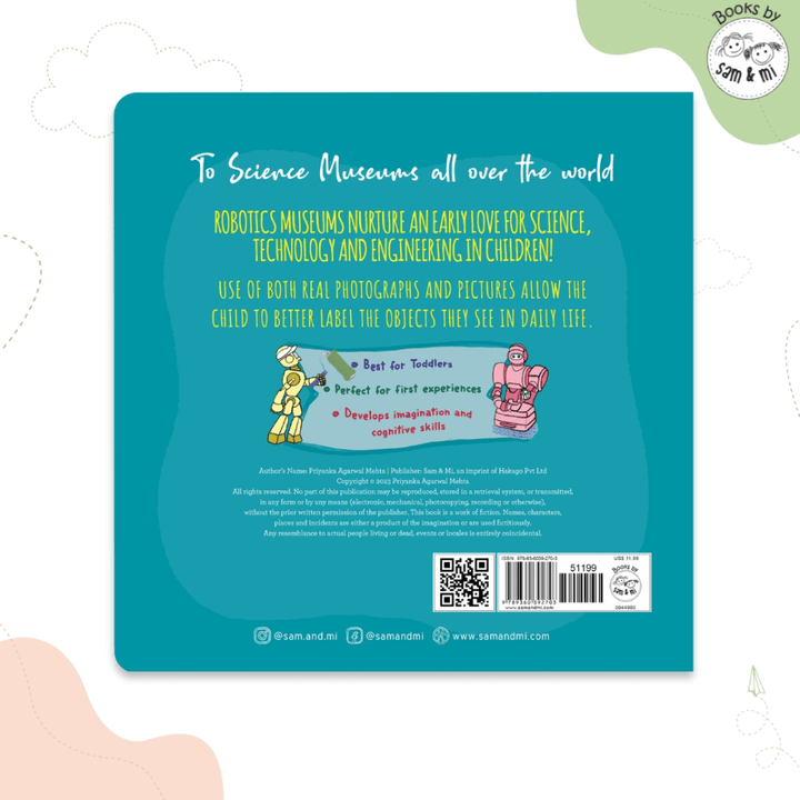 SAM &amp; MI - Robot for Ms. Nunu: STEM Lift-the-Flap Board Book for Kids