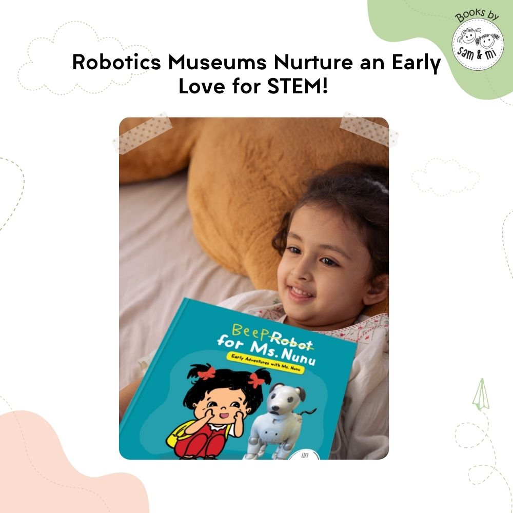 SAM & MI - Robot for Ms. Nunu: STEM Lift-the-Flap Board Book for Kids