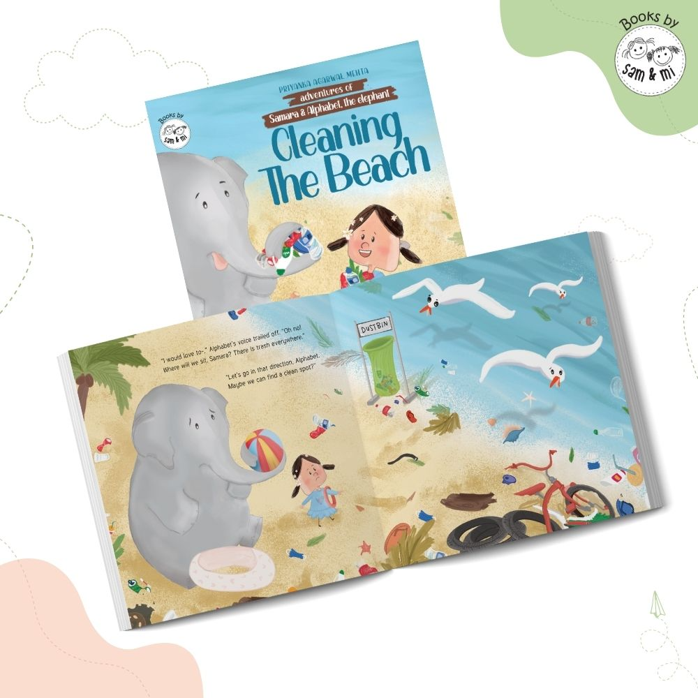 SAM & MI - Cleaning The Beach Story Book