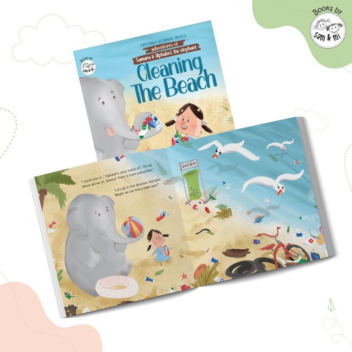 SAM &amp; MI - Cleaning The Beach Story Book
