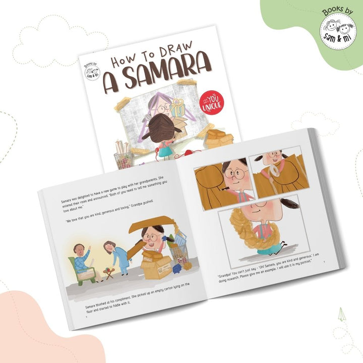 SAM &amp; MI - How to Draw A Samara: Interactive Book for Kids on Self Discovery &amp; Confidence