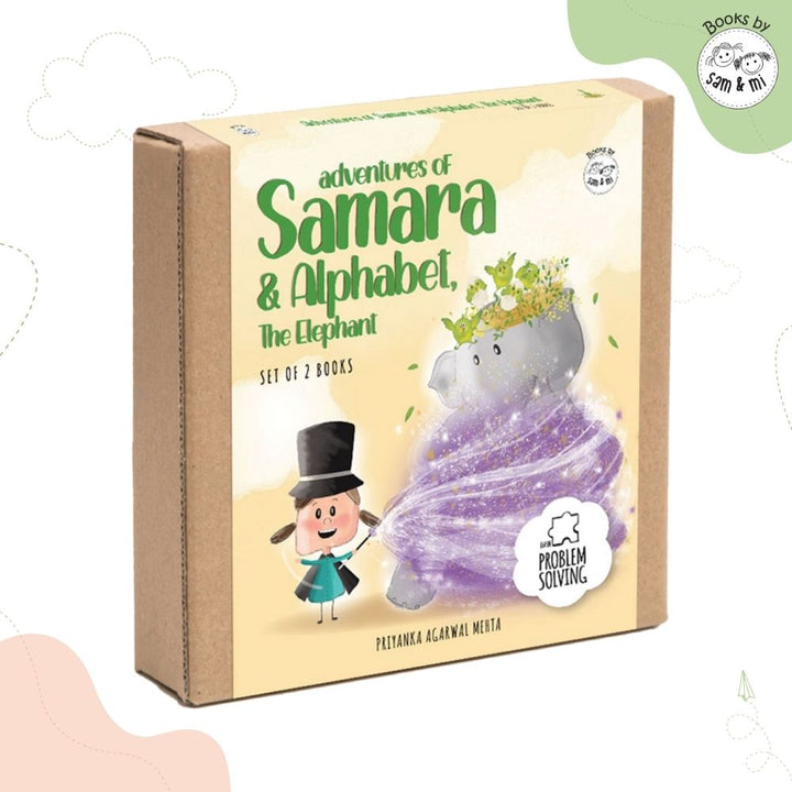 SAM &amp; MI - Adventures of Samara and Alphabet: Series Set of 2 Story Books for Kids