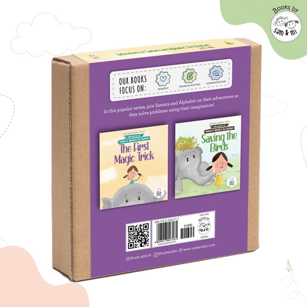 SAM &amp; MI - Adventures of Samara and Alphabet: Series Set of 2 Story Books for Kids