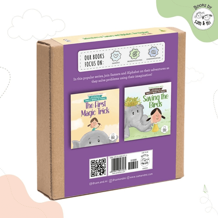 SAM &amp; MI - Adventures of Samara and Alphabet: Series Set of 2 Story Books for Kids