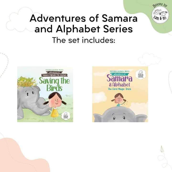 SAM &amp; MI - Adventures of Samara and Alphabet: Series Set of 2 Story Books for Kids