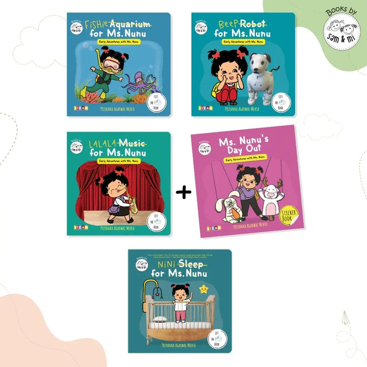 SAM &amp; MI - Sensory Storybooks: Early Learning Books for Toddlers