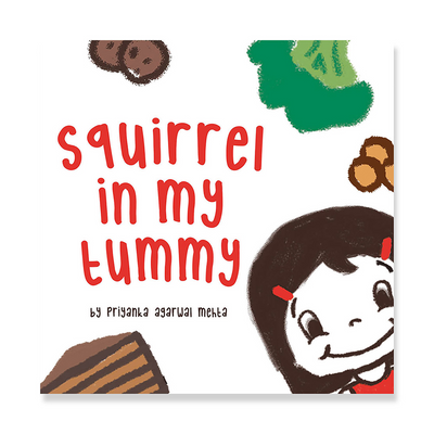 SAM & MI Squirrel in My Tummy Book for Kids, 3 - 8 yrs