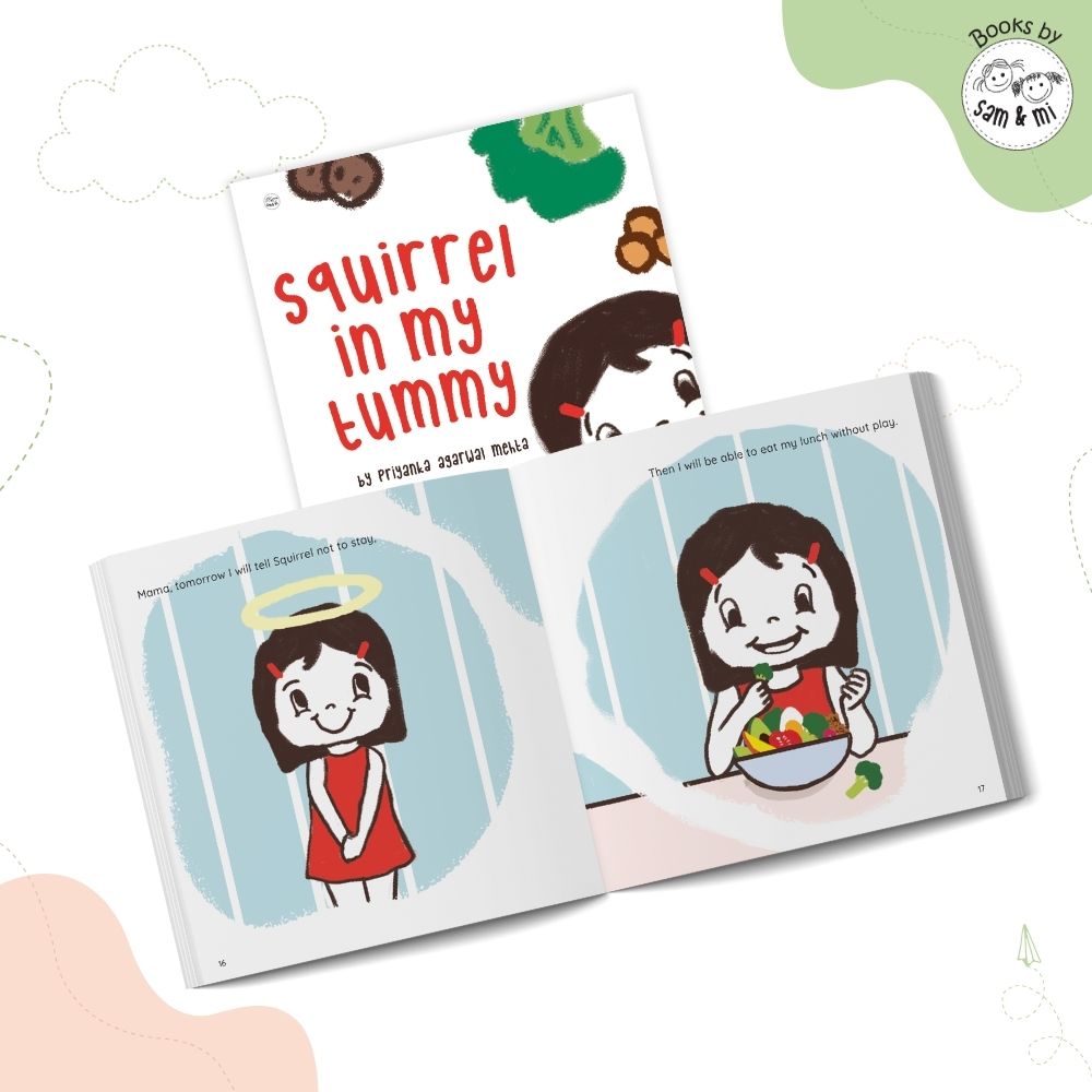 SAM &amp; MI - Squirrel in My Tummy: Story Book for Kids