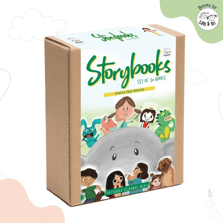 SAM &amp; MI - Storybook Set for 3-8 Years Old Children (Set of 10)