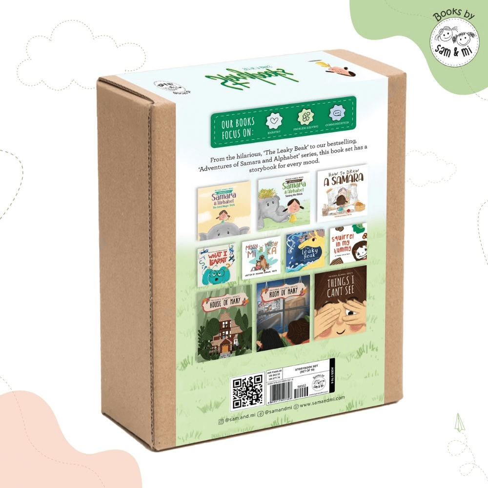 SAM &amp; MI - Storybook Set for 3-8 Years Old Children (Set of 10)