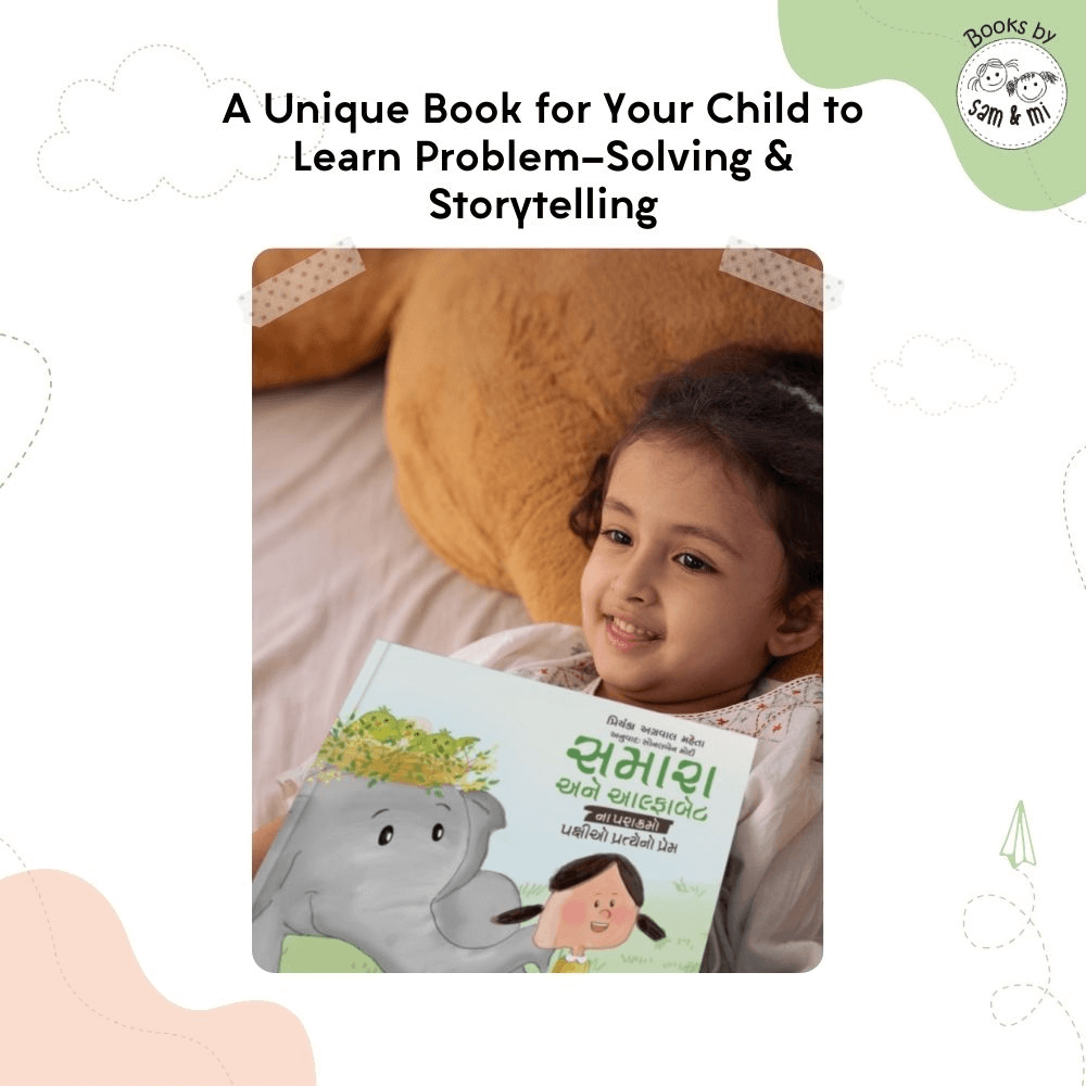 SAM &amp; MI - Saving the Birds: Gujarati Storybook for Kids on Problem Solving &amp; Imagination